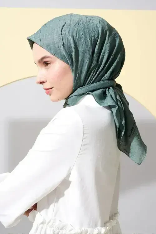 Bambu Kraş Eşarp - Mint - 3