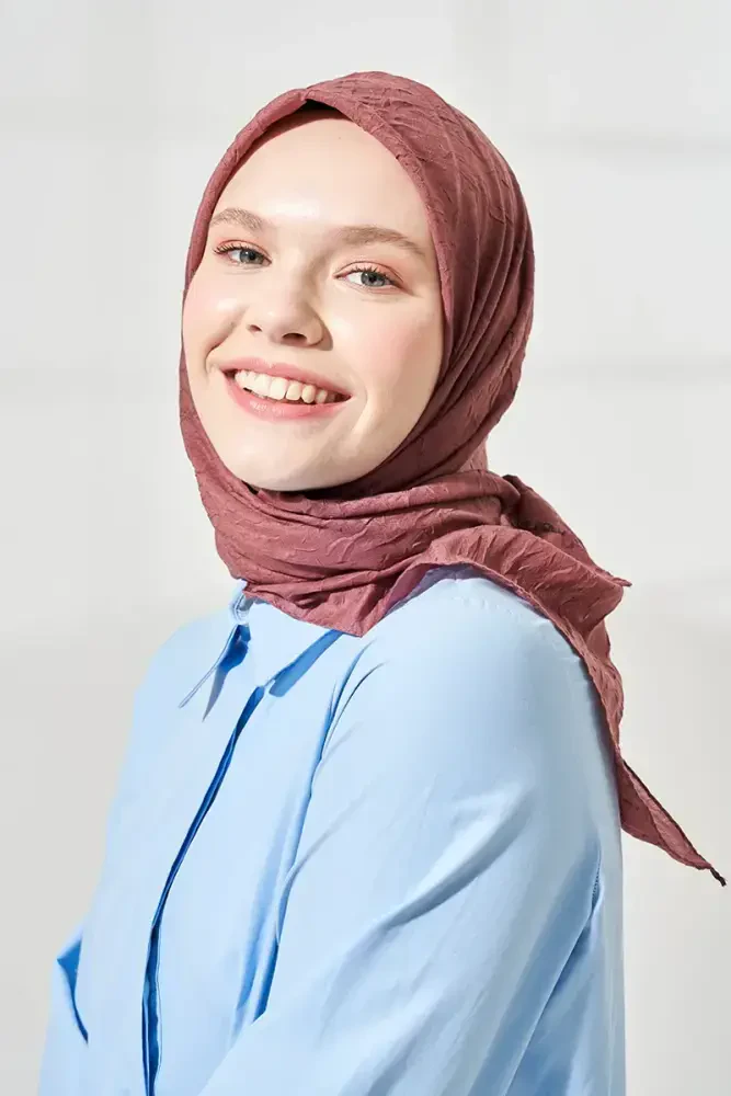 Bambu Kraş Eşarp - Mocha - 1