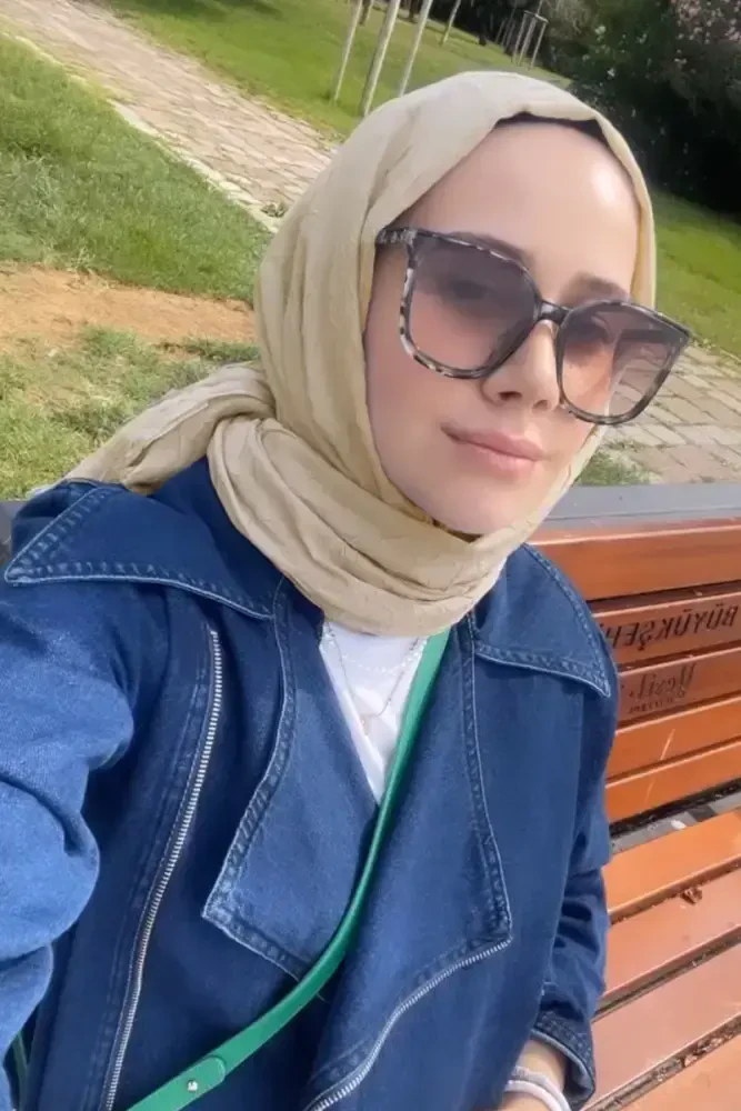 Bambu Kraş Şal - Badem - MADAME POLO