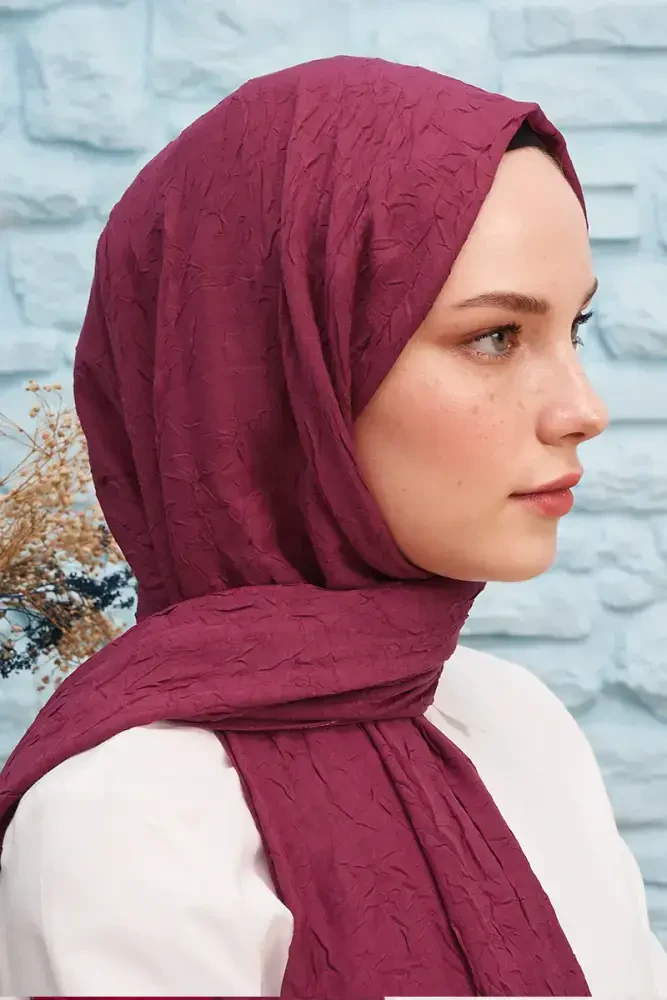 Bambu Kraş Şal - Gül Pembe - MADAME POLO