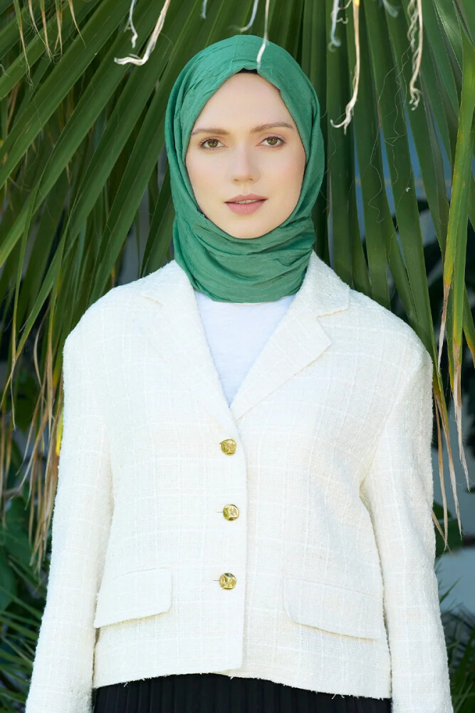 Bambu Kraş Şal - Yosun Yeşili - 1