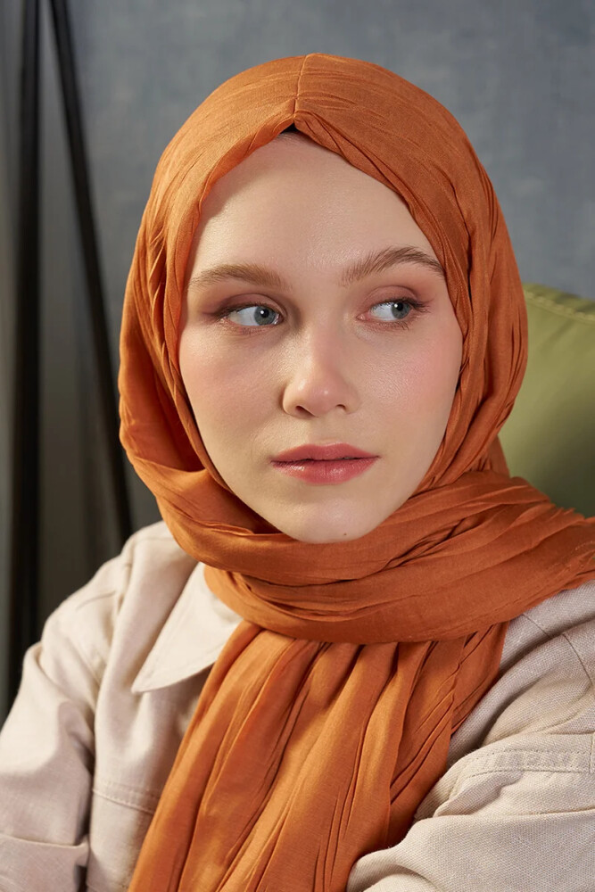 Bambu Pilise Şal - Kavuniçi - 3