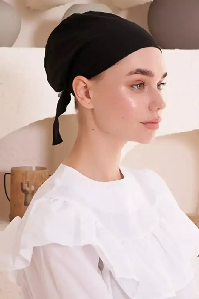 Bone Düz - Siyah - MADAME POLO