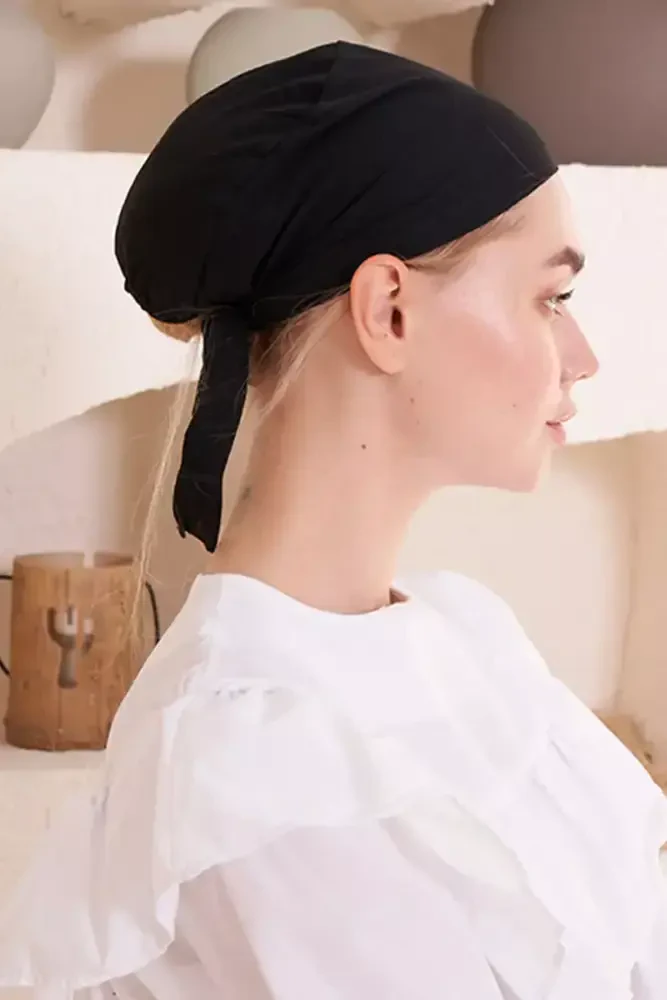 Bone Düz - Siyah - MADAME POLO