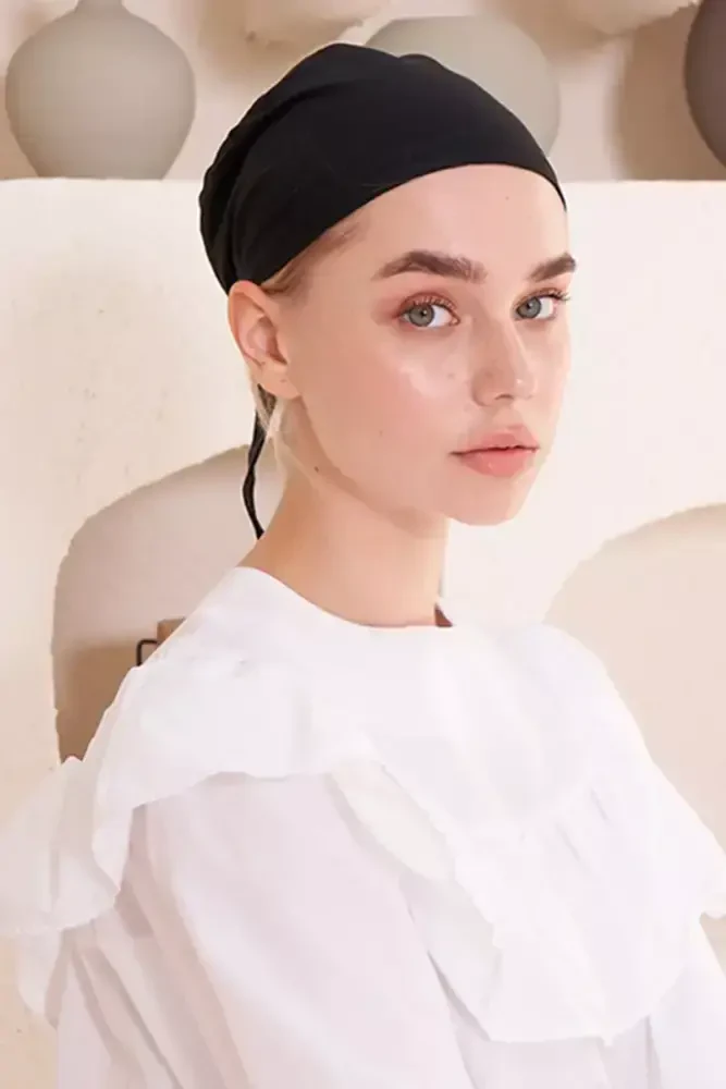 Bone Düz - Siyah - MADAME POLO