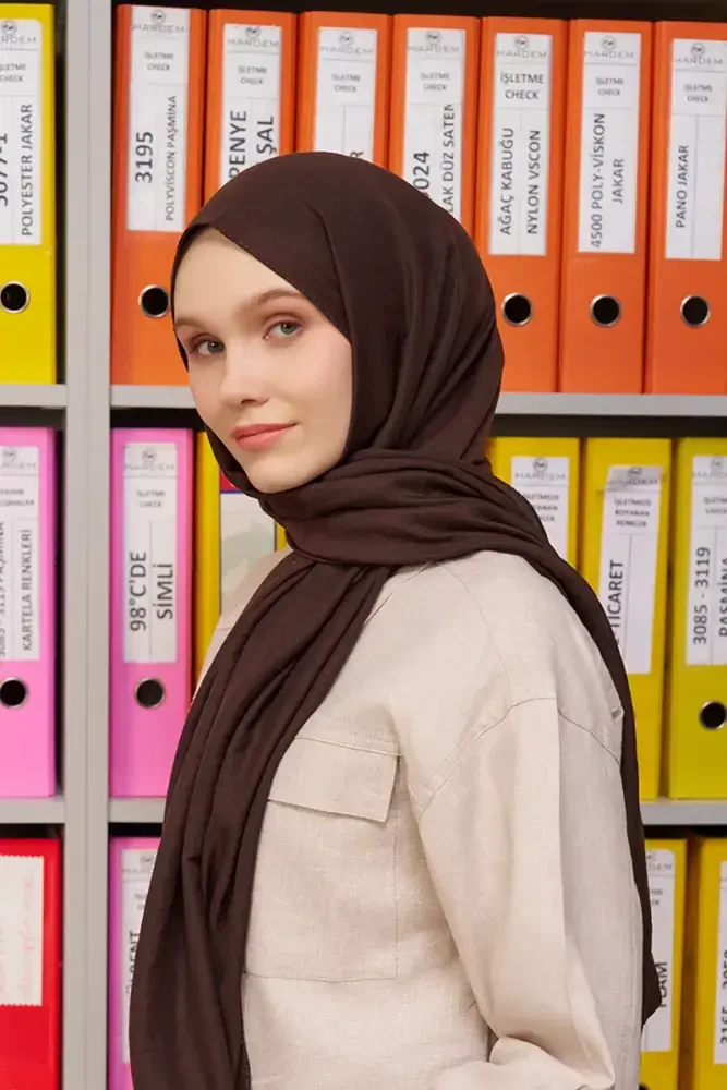 Comfort Pamuk Şal - Acı Kahve - 2