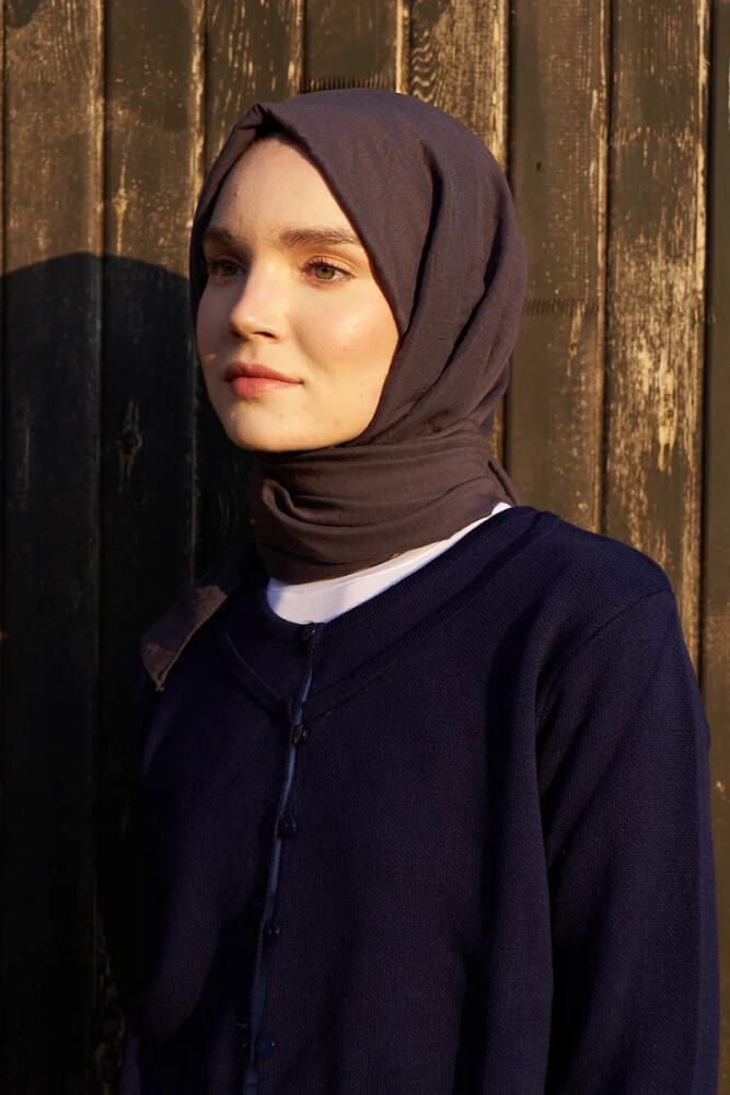 Comfort Pamuk Şal - Antrasit - MADAME POLO