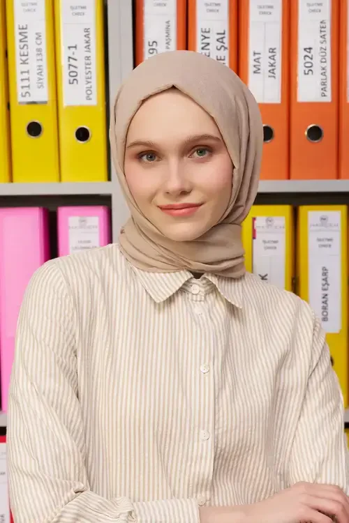 Comfort Pamuk Şal - Bej 