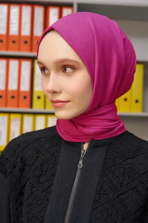 Comfort Pamuk Şal - Fuşya 