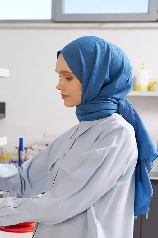 Comfort Pamuk Şal - İndigo - MADAME POLO