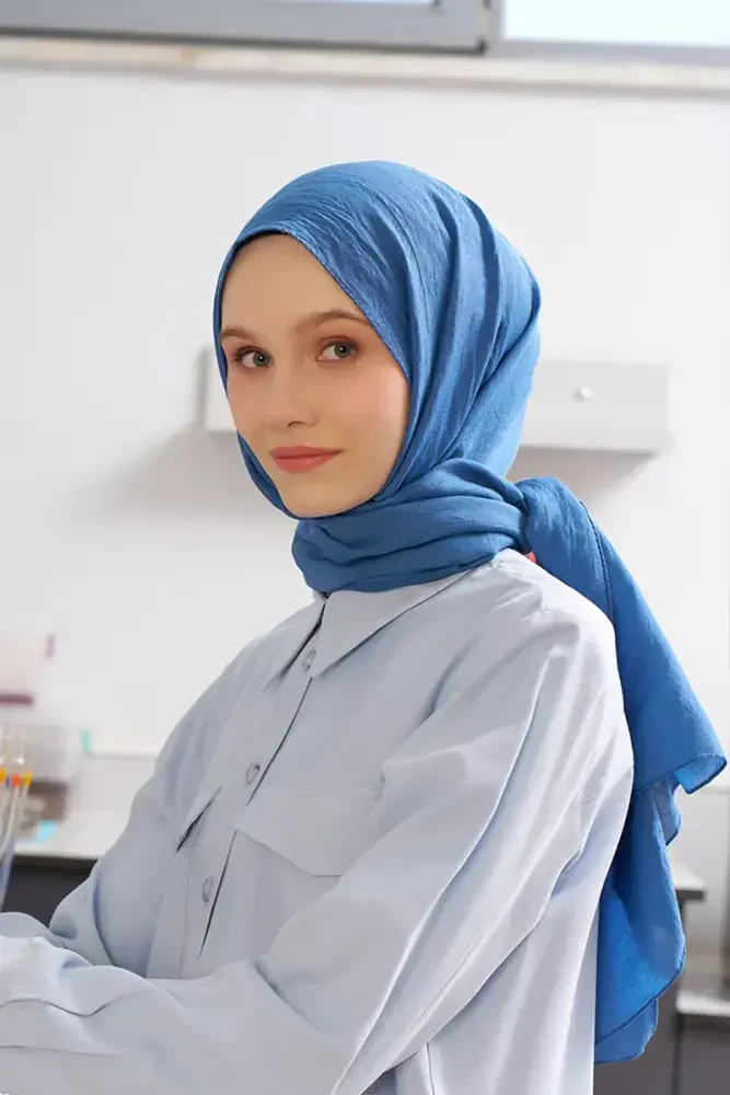 Comfort Pamuk Şal - İndigo - 1