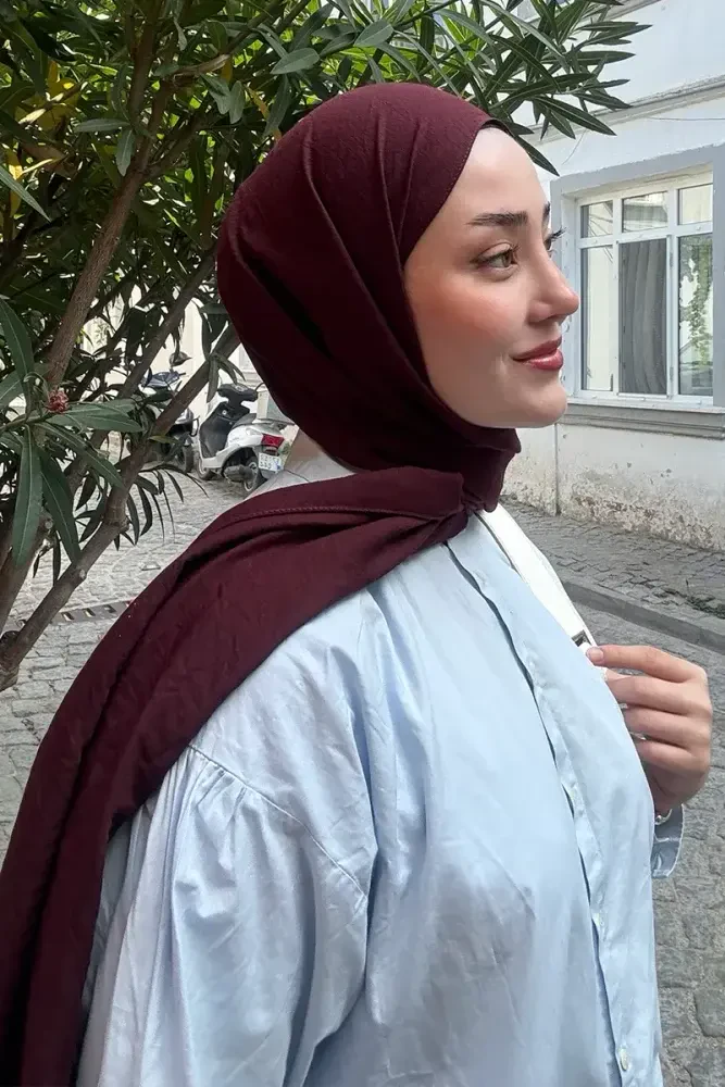 Comfort Pamuk Şal - Vişne Çürüğü - 3