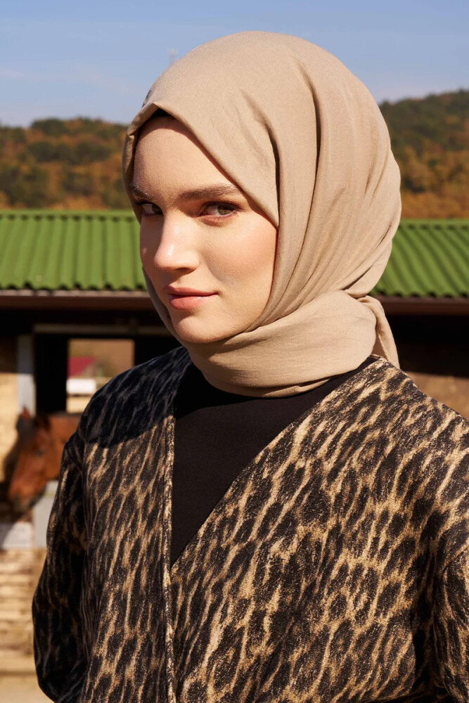 Comfort Pamuk Şal - Vizon - MADAME POLO