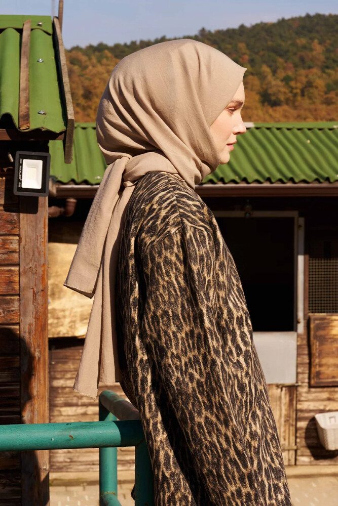 Comfort Pamuk Şal - Vizon - MADAME POLO