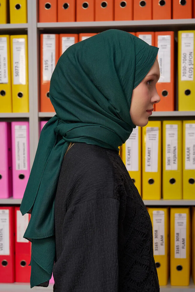 Comfort Pamuk Şal - Zümrüt Yeşili - MADAME POLO