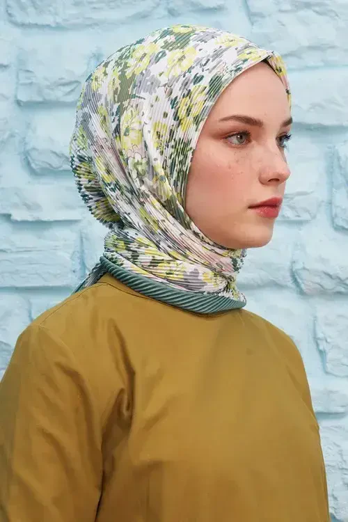 Cool Pilise Eşarp Elixir - Pastel Yeşil - 3