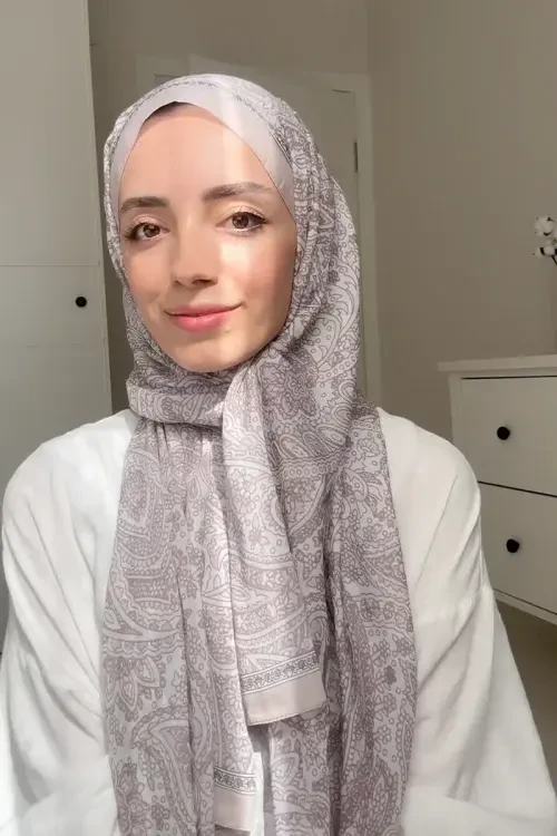 Endless Lena Desen Şal - Bej 