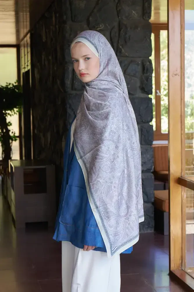 Endless Lena Desen Şal - Sarı - 3