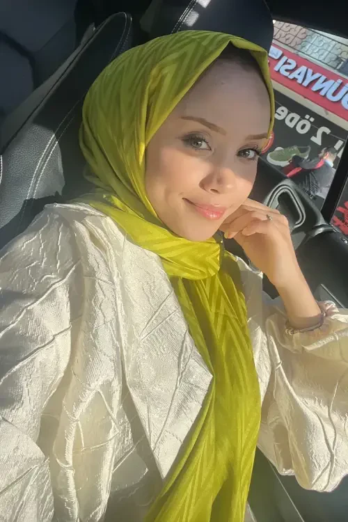 İpeksi Jakar Lisa Şal Zikzak Desen - Olive 