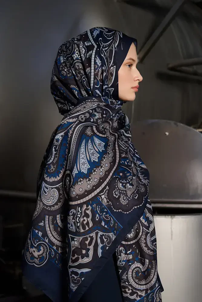 Tubaliya Ethnopure Collection Hves - Lacivert / Kahve - 3