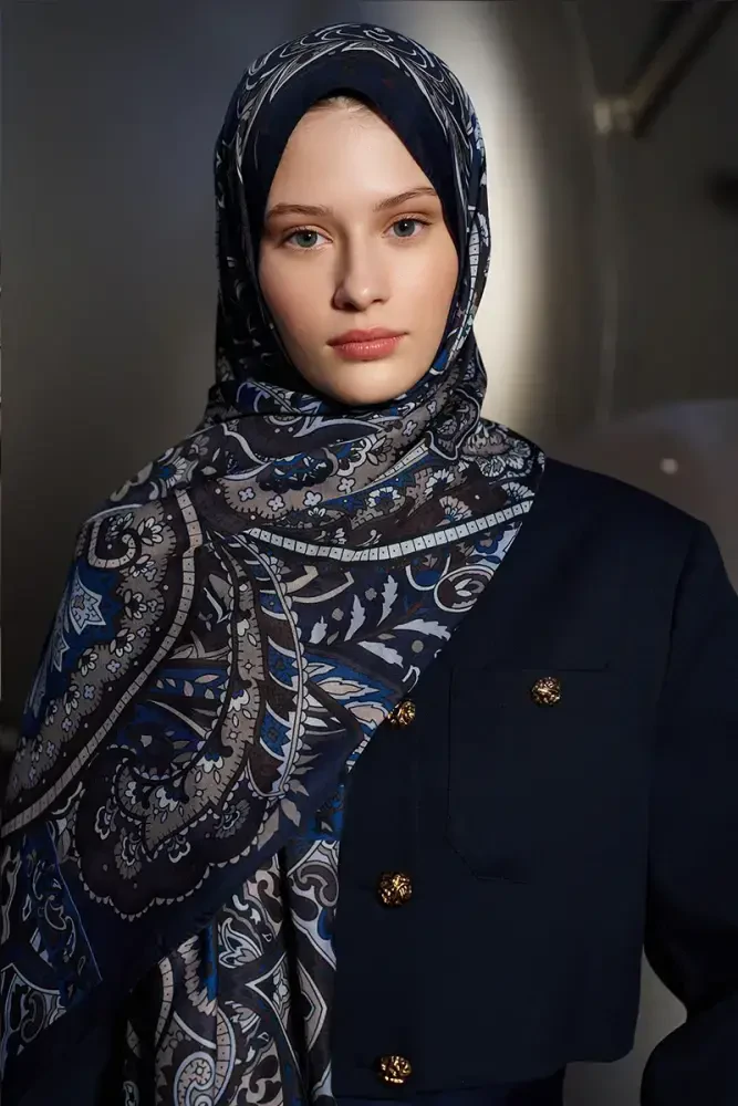 Tubaliya Ethnopure Collection Hves - Lacivert / Kahve - 4