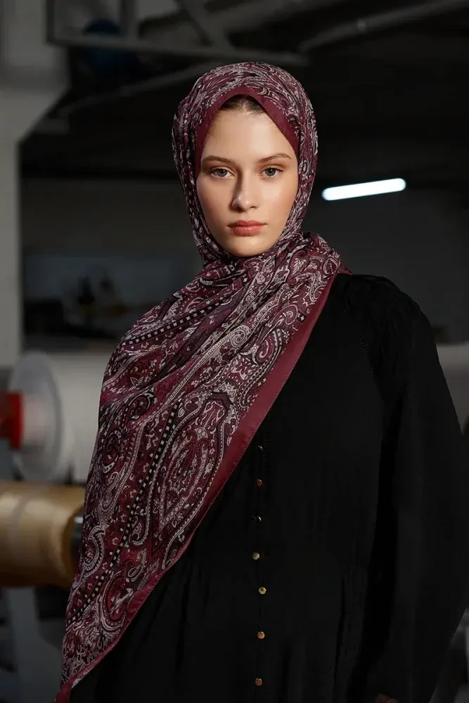 Kübra Koç Ethnopure Collection Mylen - Bordo - MADAME POLO