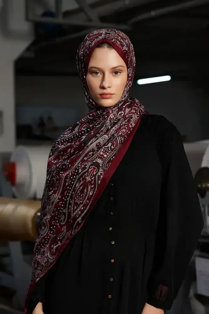 Kübra Koç Ethnopure Collection Mylen - Bordo - 5