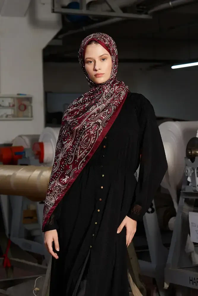 Kübra Koç Ethnopure Collection Mylen - Bordo - 6