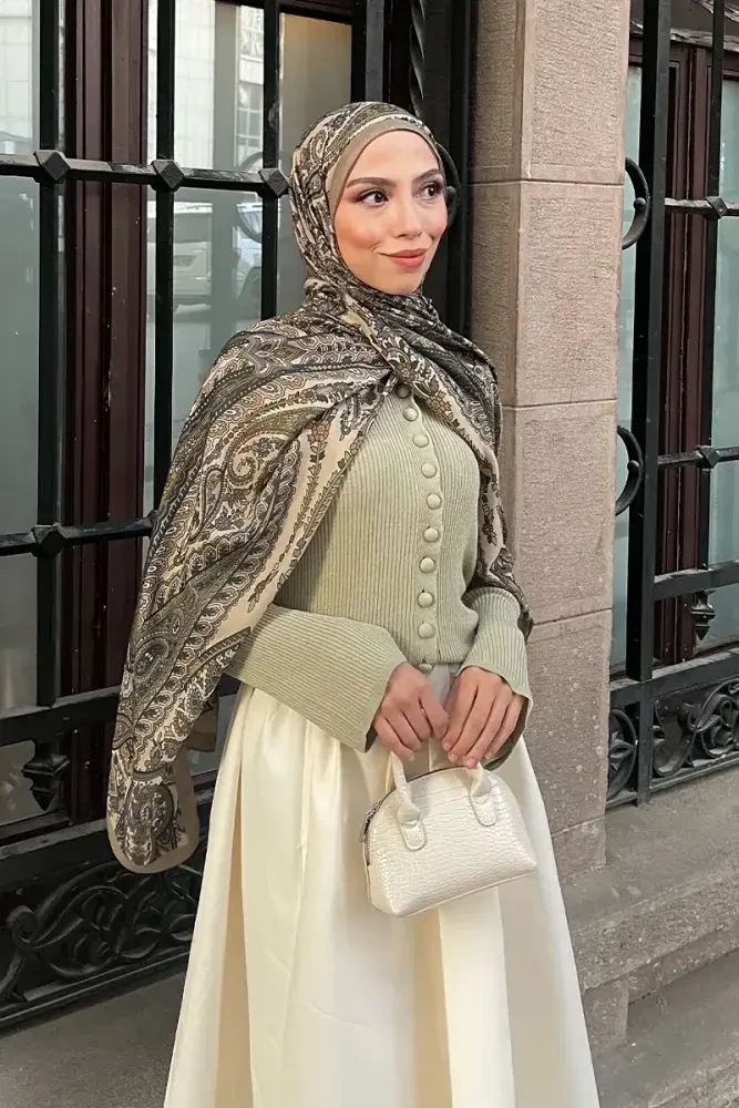 Ethnopure Collection Sylva - Yağ Yeşili - MADAME POLO