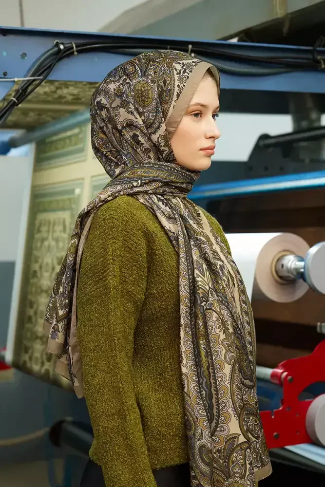 Ethnopure Collection Sylva - Yağ Yeşili - MADAME POLO