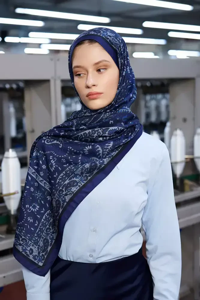 Kübra Koç Ethnopure Collection Thalia - Lacivert - MADAME POLO