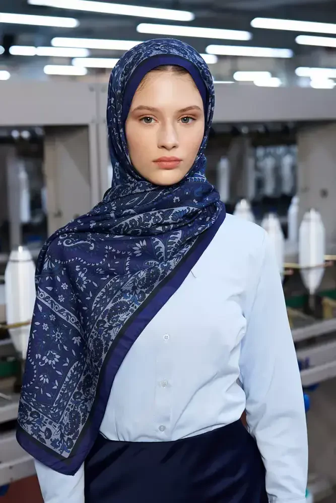 Kübra Koç Ethnopure Collection Thalia - Lacivert - MADAME POLO