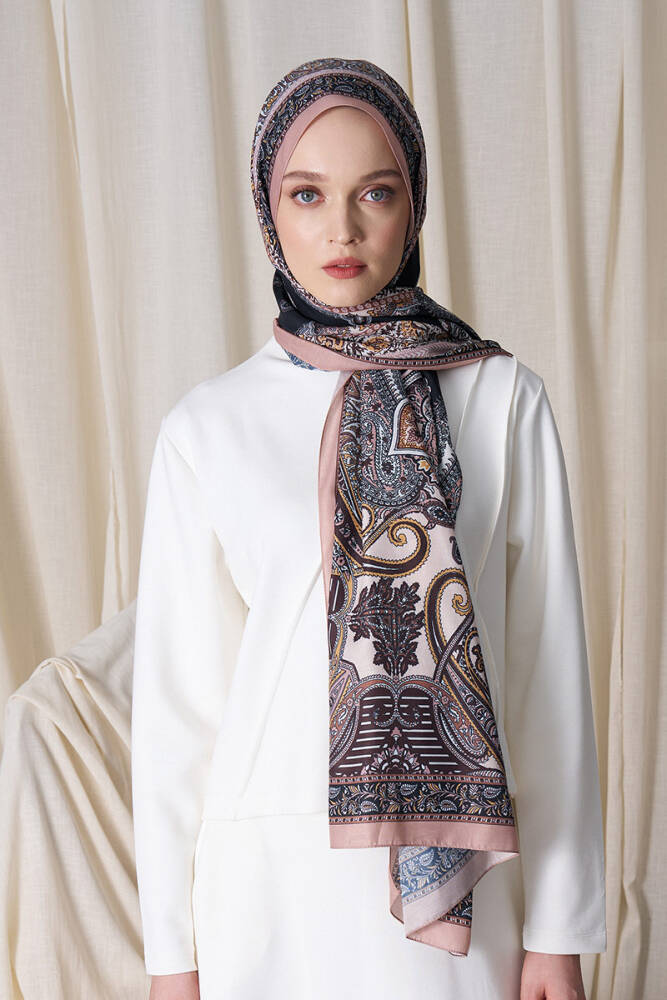 Historical Dionessa Desen Şal - Bej - 3