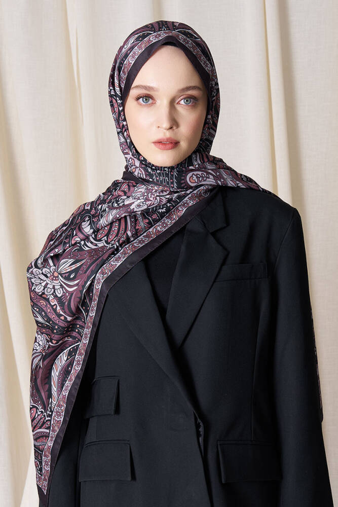 Historical Florentis Desen Şal - Acı Kahve - 1