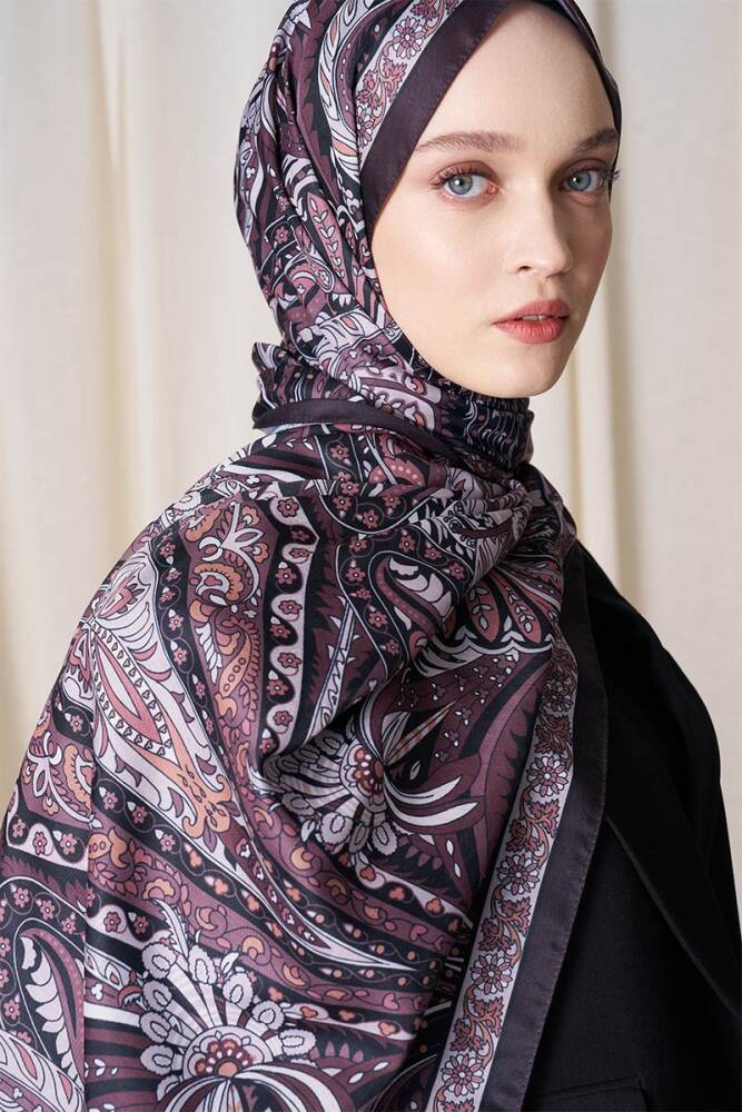 Historical Florentis Desen Şal - Acı Kahve - 4