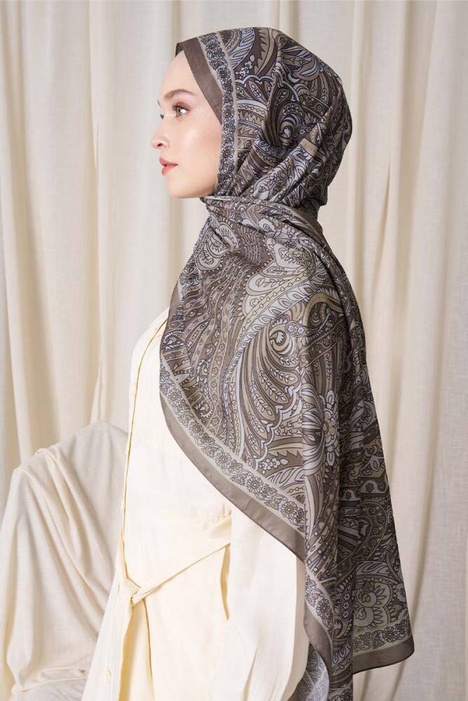 Historical Florentis Desen Şal - Vizon - 3