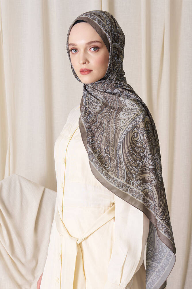 Historical Florentis Desen Şal - Vizon - 1