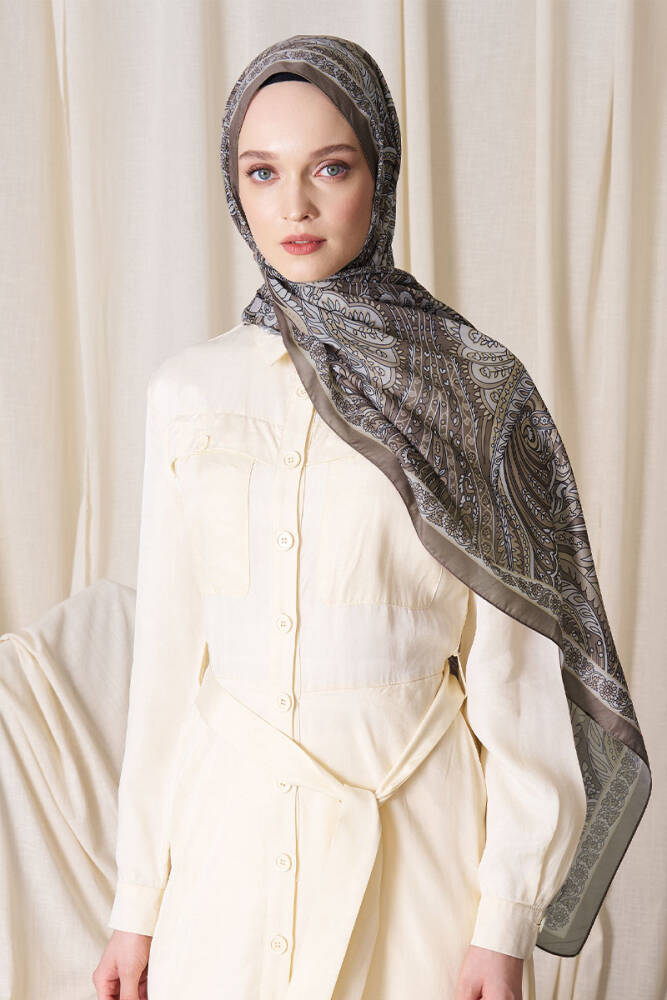 Historical Florentis Desen Şal - Vizon - 4