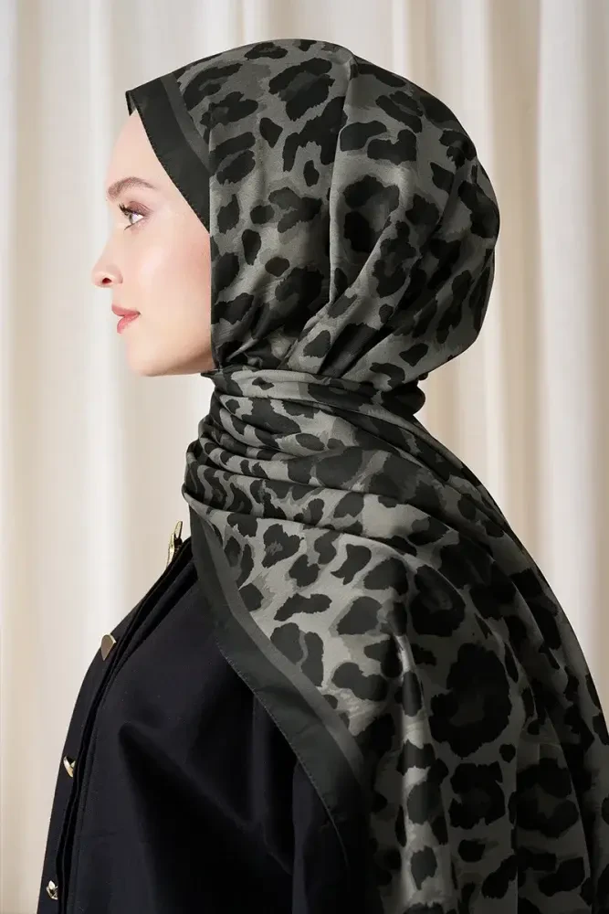 Historical Leopar Desen Şal - Nefti - MADAME POLO