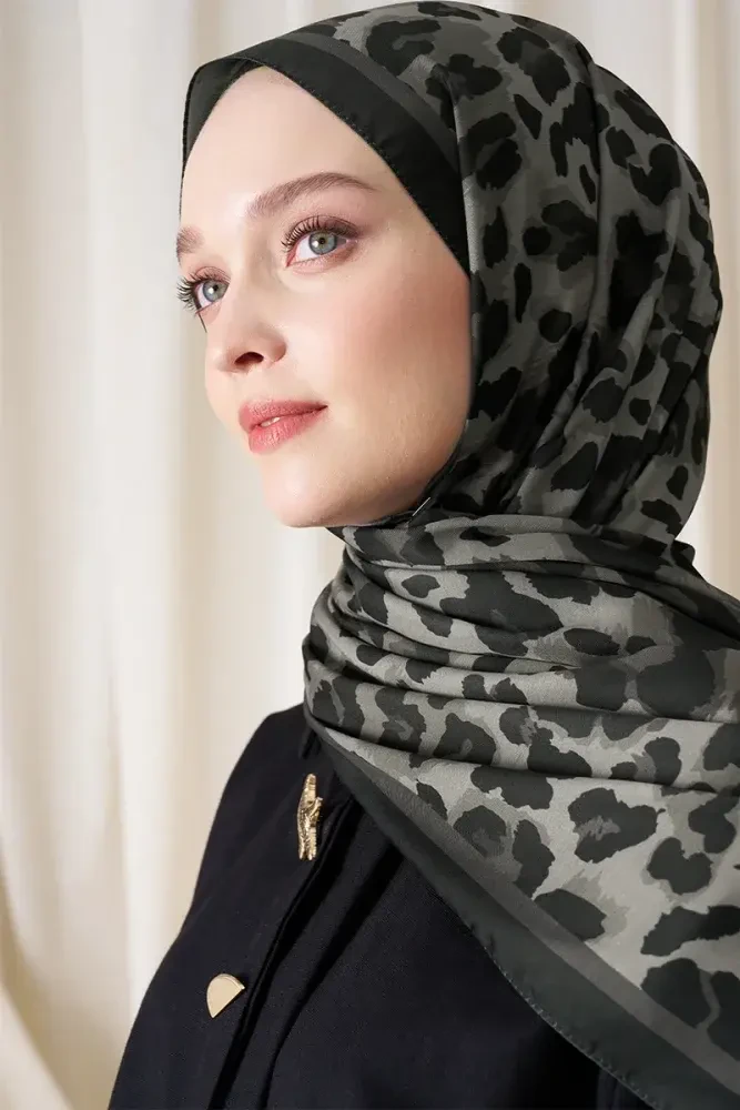 Historical Leopar Desen Şal - Nefti - MADAME POLO
