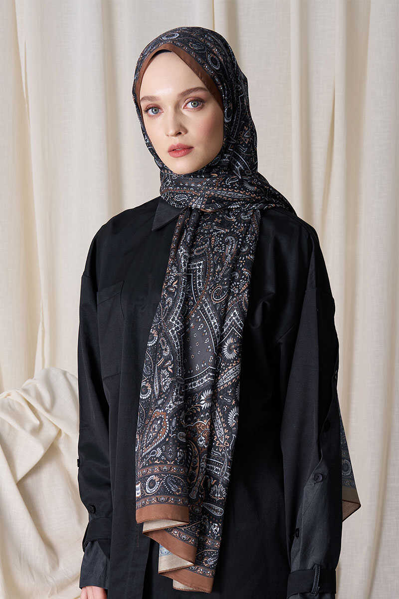 Historical Livia Desen Şal - Camel - MADAME POLO