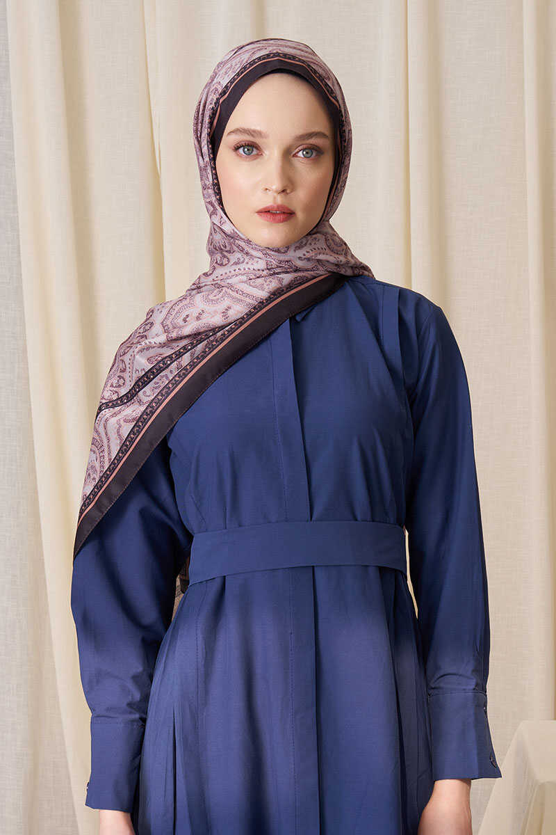 Elif Cıbır Historical Victorian Desen Şal - Bej - MADAME POLO