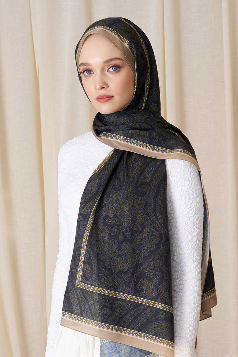 Historical Victorian Desen Şal - Gold - MADAME POLO