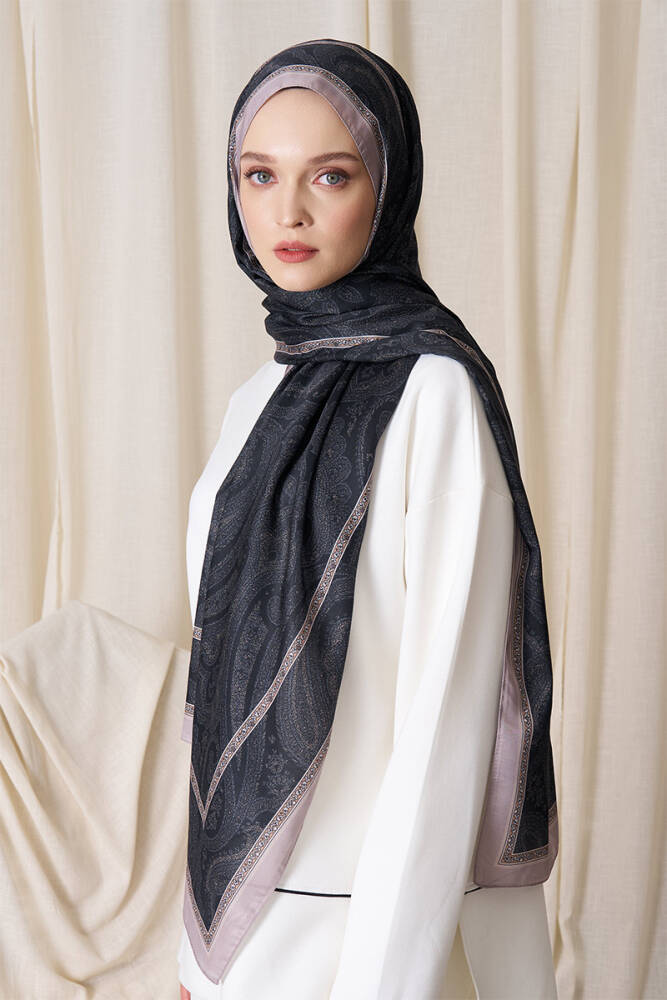 Historical Victorian Desen Şal - Taş - 4