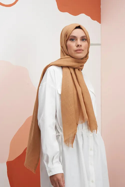 Tuğba Balarısı Keten Vual Şal - Balköpüğü - 1