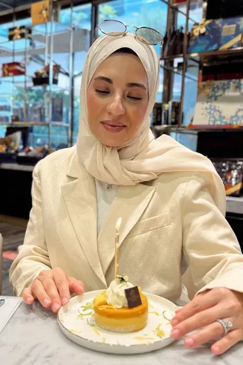 Krep Şifon Şal - Taş 