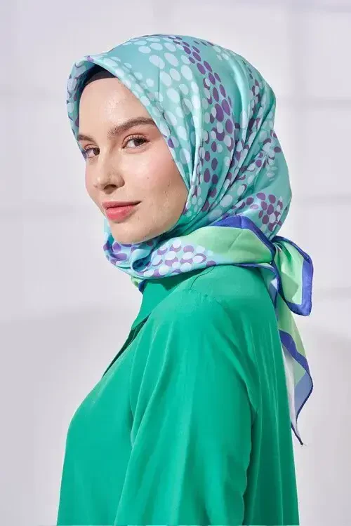 Monetta Twill Serisi Deniz Yıldızı - Su Yeşili - MADAME POLO