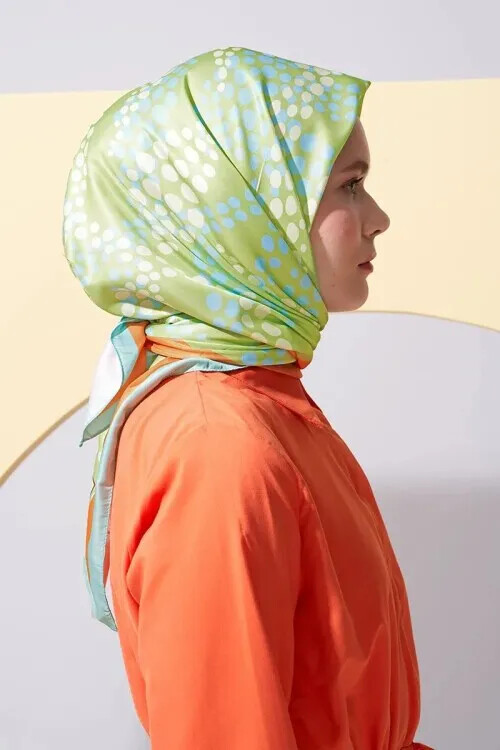 Monetta Twill Serisi Deniz Yıldızı - Yağ Yeşili - MADAME POLO