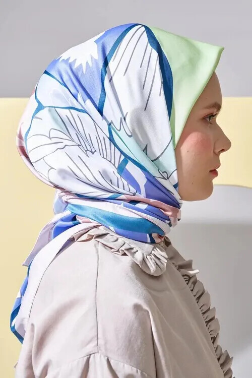 Monetta Twill Serisi Puzzle - Mor - MADAME POLO