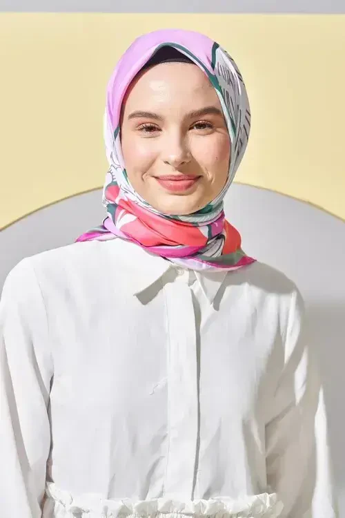 Monetta Twill Serisi Puzzle - Pembe / Yeşil - 1